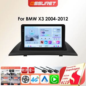 OSSURET Lettore multimediale per auto per BMW X3 E83 2004 - 2012 2din GPS per auto Carplay Android Auto Stereo intelligente di Snapdragon 6115 OSSURET Lettore multimediale per auto per BMW X3 E83 2004 - 2012 2din GPS per auto Carplay Android Auto Stereo intelligente di Snapdragon 6115