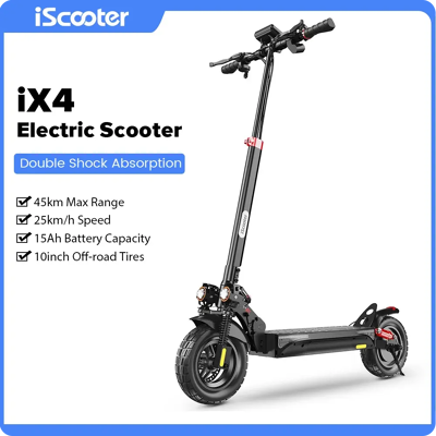 Scooter elettrico iX4 - 800W, 48V, 15Ah, 40-45km autonomia Scooter elettrico iX4 - 800W, 48V, 15Ah, 40-45km autonomia