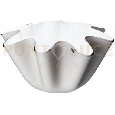 Vesta Portavaso Contenitore Soft In Cristallo Acrilico Bianco E Tortora Vesta Portavaso Contenitore Soft In Cristallo Acrilico Bianco E Tortora