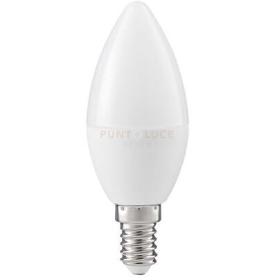 Gea luce Gla236n- Lampadina Attacco E14 4000k 500lm 7w Candela In Plastica Opale Gea luce Gla236n- Lampadina Attacco E14 4000k 500lm 7w Candela In Plastica Opale