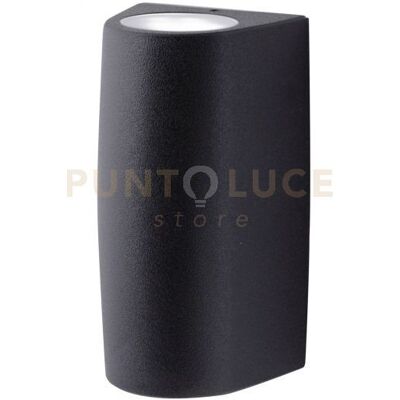 TopLight Aosta Applique Piccola Biemissione 2 Luci Attacco Gu10 2 Luci Nero Ip55 TopLight Aosta Applique Piccola Biemissione 2 Luci Attacco Gu10 2 Luci Nero Ip55