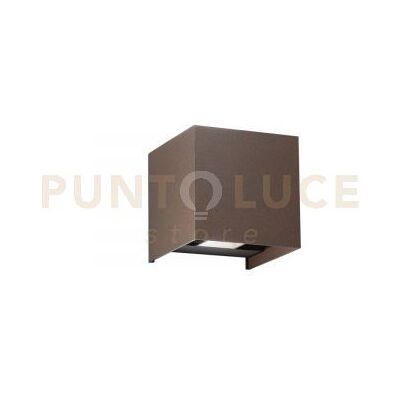 Intec Applique Biemissione Led Alfa Bronzo 20w 1800lm Cct 3000k / 4000k Ip54 12x12x... Intec Applique Biemissione Led Alfa Bronzo 20w 1800lm Cct 3000k / 4000k Ip54 12x12x...