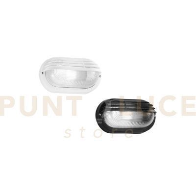 Intec Applique Turtle Nera Ovale Con Palpebra In Vetro Ip54 1 Luce Attacco E27 175x... Intec Applique Turtle Nera Ovale Con Palpebra In Vetro Ip54 1 Luce Attacco E27 175x...