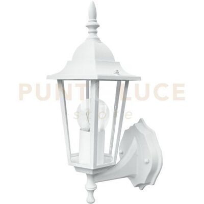 Intec Applique Up Milano Bianca 1 Luce Attacco E27 Ip44 17x20,8x36cm Alluminio E Vetro Intec Applique Up Milano Bianca 1 Luce Attacco E27 Ip44 17x20,8x36cm Alluminio E Vetro