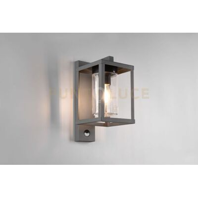 Lanterna da parete moderna esterna Trio Lighting Lunga Antracite IP44 con PIR Lanterna da parete moderna esterna Trio Lighting Lunga Antracite IP44 con PIR