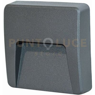 TopLight Extra Segnapasso Esterno 1 Luce Grigio Antracite Ip65 Led Cct 3000/4000/6500 ... TopLight Extra Segnapasso Esterno 1 Luce Grigio Antracite Ip65 Led Cct 3000/4000/6500 ...