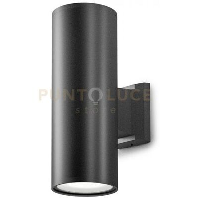 Gea luce Ges1006- Applique In Alluminio 2 Luci Attacco E27 Colore Grigio Antracite Ip65 Gea luce Ges1006- Applique In Alluminio 2 Luci Attacco E27 Colore Grigio Antracite Ip65