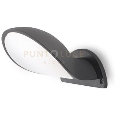 Gea luce Ges751-Applique Esterno A Led 4000k 1000lm 10w Ip65 Colore Grigio Antracite Gea luce Ges751-Applique Esterno A Led 4000k 1000lm 10w Ip65 Colore Grigio Antracite