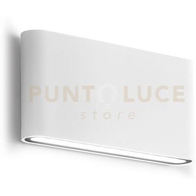 Gea luce Ges880n- Applique Bianca A Led 4000k 680lm 2x6w Biemissione Ip54 Alluminio ... Gea luce Ges880n- Applique Bianca A Led 4000k 680lm 2x6w Biemissione Ip54 Alluminio ...