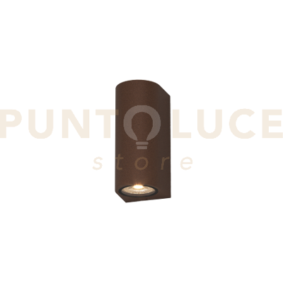 TopLight Lione Applique Biemissione 2 Luci Corten Ip65 Ik04 Attacco Gu10 TopLight Lione Applique Biemissione 2 Luci Corten Ip65 Ik04 Attacco Gu10