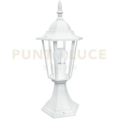 Intec Lume Milano Bianco 1 Luce Attacco E27 Ip44 17x40,3cm Alluminio E Vetro Intec Lume Milano Bianco 1 Luce Attacco E27 Ip44 17x40,3cm Alluminio E Vetro