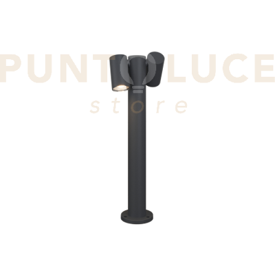 TopLight Oslo Palo 50cm 2 Luci Grigio Antracite Ip65 Non Incluse TopLight Oslo Palo 50cm 2 Luci Grigio Antracite Ip65 Non Incluse