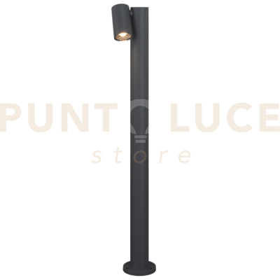 TopLight Oslo Palo 80cm 1 Luce Attacco Gu10 Grigio Antracite Ip65 TopLight Oslo Palo 80cm 1 Luce Attacco Gu10 Grigio Antracite Ip65