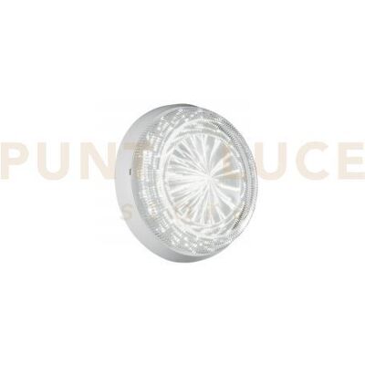 Intec Plafoniera Led Capri Bianca 30w 3200lm Cct 3000k / 4000k Ip65 25,4x7,6cm Intec Plafoniera Led Capri Bianca 30w 3200lm Cct 3000k / 4000k Ip65 25,4x7,6cm