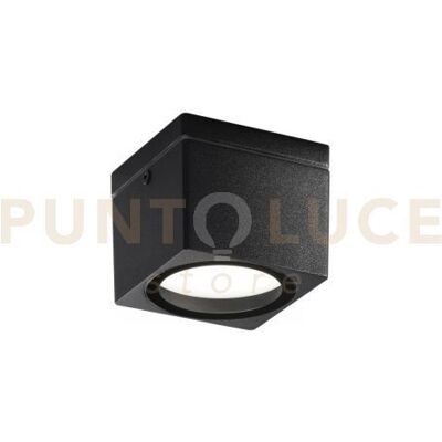 Intec - Tower - Nero - 9x9 cm - Luminaria da soffitto esterna Intec - Tower - Nero - 9x9 cm - Luminaria da soffitto esterna