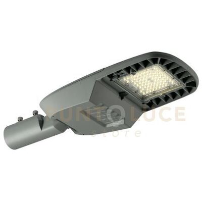 Intec Faro Stradale Led Streetway Silver 50w 7800lm 4000k Ip65 60,6x9,05x23,05cm Intec Faro Stradale Led Streetway Silver 50w 7800lm 4000k Ip65 60,6x9,05x23,05cm