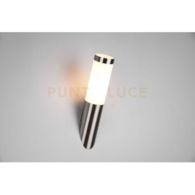Trio Lighting Trioto Applique Da Esterno Cilindro Acciaio Satinato E Diffusore Opale H. 36,... Trio Lighting Trioto Applique Da Esterno Cilindro Acciaio Satinato E Diffusore Opale H. 36,...