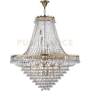 Lampadario Versailles 19 luci - Finitura oro - E14 Lampadario Versailles 19 luci - Finitura oro - E14