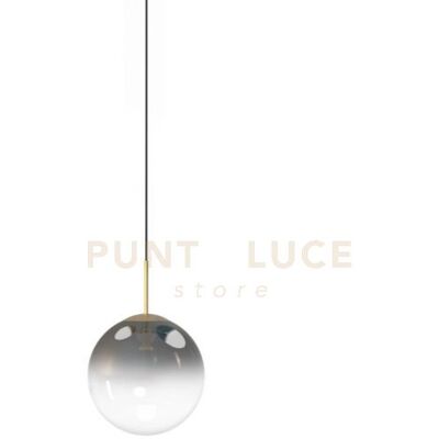 Sikrea Eva-25 F Lampadario A Sospensione In Vetro 1 Luce Fum㨠D.25cm Cavo In Tessuto... Sikrea Eva-25 F Lampadario A Sospensione In Vetro 1 Luce Fum㨠D.25cm Cavo In Tessuto...