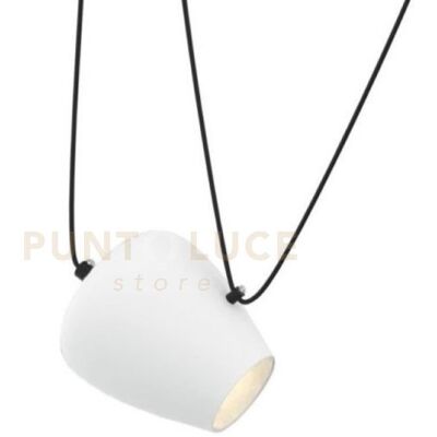 Sikrea Focus-B Lampadario A Sospensione Vetro Bianco Attacco E27 Senza Base Cavo In ... Sikrea Focus-B Lampadario A Sospensione Vetro Bianco Attacco E27 Senza Base Cavo In ...