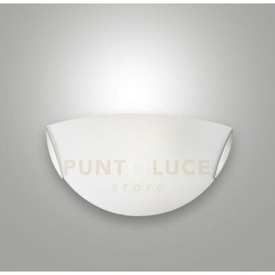 Fabas Luce Applique Nichel - Lampada da Parete - IP20 - E27 - 60W - Acciaio - Vetro Opale Classico Fabas Luce Applique Nichel - Lampada da Parete - IP20 - E27 - 60W - Acciaio - Vetro Opale Classico