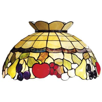 Perenz Illumina Fruit Solo Paralume In Vetro Tiffany D.55cm Perenz Illumina Fruit Solo Paralume In Vetro Tiffany D.55cm