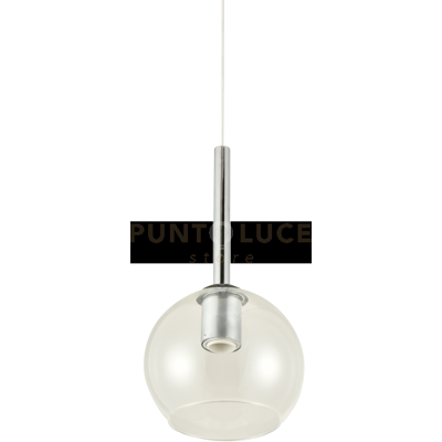 Sikrea Infinity-G C Sospensione 1 Luce Struttura In Metallo Cromo Con Vetro Cristall... Sikrea Infinity-G C Sospensione 1 Luce Struttura In Metallo Cromo Con Vetro Cristall...