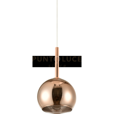 Sikrea Infinity-G R Sospensione 1 Luce Struttura In Metallo Rame Con Vetro Rame Atta... Sikrea Infinity-G R Sospensione 1 Luce Struttura In Metallo Rame Con Vetro Rame Atta...