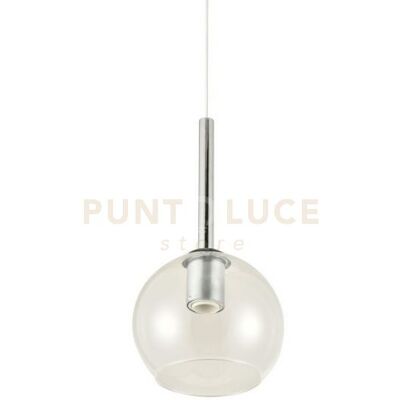 Sikrea Infinity-M C Sospensione 1 Luce Struttura In Metallo Cromo Con Vetro Cristall... Sikrea Infinity-M C Sospensione 1 Luce Struttura In Metallo Cromo Con Vetro Cristall...
