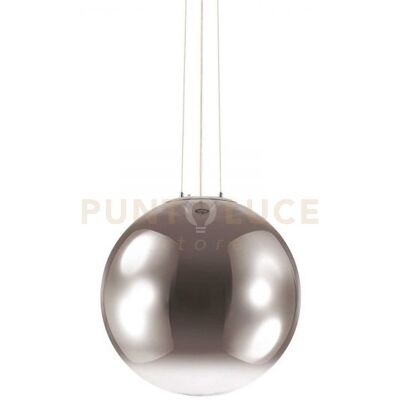 Ideal Lux Mapa - Pendente Sfera 1 Luce Cromata - Pendente a Soffitto Ideal Lux Mapa - Pendente Sfera 1 Luce Cromata - Pendente a Soffitto