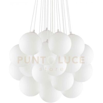 Ideal Lux Mapa Bianco 22 Luci Grande Cluster - Lampadario Ideal Lux Mapa Bianco 22 Luci Grande Cluster - Lampadario