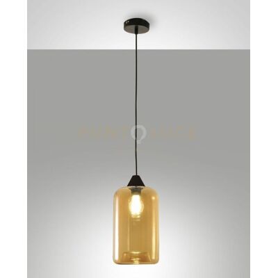 Fabas Luce Lampada Sospensione Ambra - Illuminazione Fabas Luce Lampada Sospensione Ambra - Illuminazione