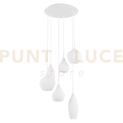 Ideal Lux Soft 6 Light Spiral Cluster Lampadario - Lampadario Ideal Lux Soft 6 Light Spiral Cluster Lampadario - Lampadario