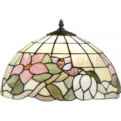 Perenz Illumina Tulipano Solo Paralume In Vetro Tiffany D.40cm Perenz Illumina Tulipano Solo Paralume In Vetro Tiffany D.40cm