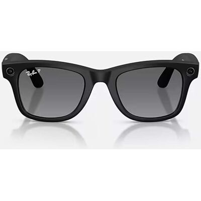 Ray-Ban Occhiali da Sole RW4012 601ST3 Meta Wayfarer (Gen 2) Nero Opaco/Grigio Sfumato Unisex Polarizzati 50/22/150 Ray-Ban Occhiali da Sole RW4012 601ST3 Meta Wayfarer (Gen 2) Nero Opaco/Grigio Sfumato Unisex Polarizzati 50/22/150
