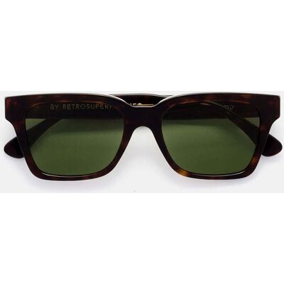 RetroSuperFuture Occhiali da Sole America 3627 Green 88U Marrone/Verde Unisex 52/18/145 RetroSuperFuture Occhiali da Sole America 3627 Green 88U Marrone/Verde Unisex 52/18/145