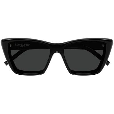 Saint Laurent Occhiali da Sole SL 276 MICA PLUMP 001 Nero/Nero Donna 55/16/145 Saint Laurent Occhiali da Sole SL 276 MICA PLUMP 001 Nero/Nero Donna 55/16/145