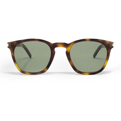 Saint Laurent Occhiali da Sole SL 28 SLIM 002 Marrone/Verde Unisex 49/23/150 Saint Laurent Occhiali da Sole SL 28 SLIM 002 Marrone/Verde Unisex 49/23/150