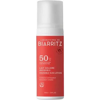 Latte Solare Satinato SPF50 di Laboratoires de Biarritz 100ml Latte Solare Satinato SPF50 di Laboratoires de Biarritz 100ml