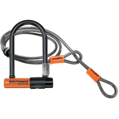 Kryptonite Lucchetto A U Mini 7 Orange Kryptonite Lucchetto A U Mini 7 Orange