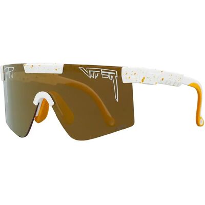 Pit Viper Occhiali Da Sole Polarizzati The Bel Air Original Narrow White Splatter HDPV Polarized Gold/CAT3 Pit Viper Occhiali Da Sole Polarizzati The Bel Air Original Narrow White Splatter HDPV Polarized Gold/CAT3
