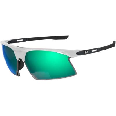 Scicon Occhiali Da Sole Aerobeam Titanium White Matt Metal Green/CAT3 Scicon Occhiali Da Sole Aerobeam Titanium White Matt Metal Green/CAT3