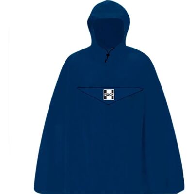 HOCK Poncho Impermeabile Blu per Ciclismo - Rain Poncho HOCK Poncho Impermeabile Blu per Ciclismo - Rain Poncho