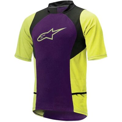 Alpinestars Bicycle Maglia A Maniche Corte Drop 2 Purple / Yellow Alpinestars Bicycle Maglia A Maniche Corte Drop 2 Purple / Yellow
