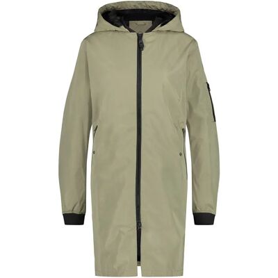 Giacca lunga impermeabile bomber verde AGU - Impermeabile donna Giacca lunga impermeabile bomber verde AGU - Impermeabile donna