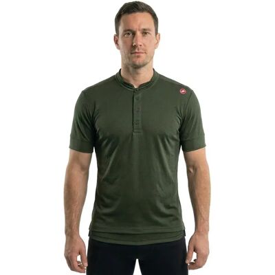 Castelli Polo A Maniche Corte Tech Military Green Castelli Polo A Maniche Corte Tech Military Green