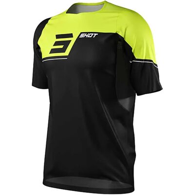 Shot Race Gear Maglia A Maniche Corte Rogue Revolt Neon Yellow Shot Race Gear Maglia A Maniche Corte Rogue Revolt Neon Yellow