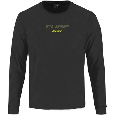 Cube Maglia Da Enduro A Maniche Lunghe Vertex Flow Black Cube Maglia Da Enduro A Maniche Lunghe Vertex Flow Black