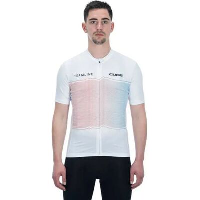 Cube Maglia A Maniche Corte Teamline Cmpt White 3XL Cube Maglia A Maniche Corte Teamline Cmpt White 3XL