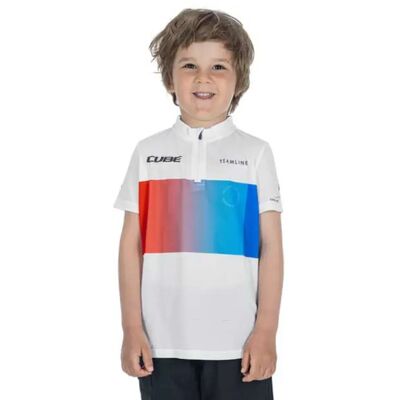 CUBE 2XL Maglia Manica Corta Teamline Bianca - Jersey CUBE 2XL Maglia Manica Corta Teamline Bianca - Jersey